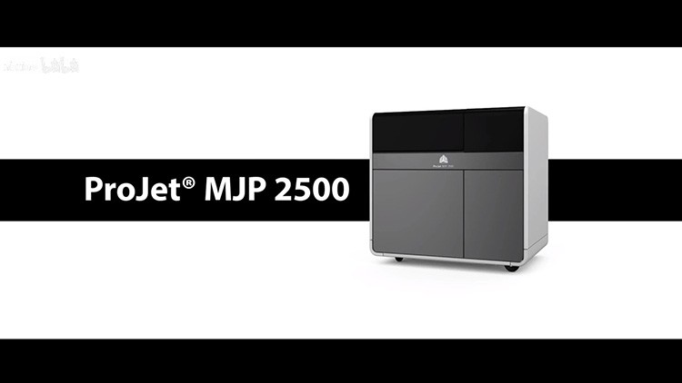 ProJet MJP 2500/2500 Plus 高質量、高速度且易于使用的多噴頭3D打印機